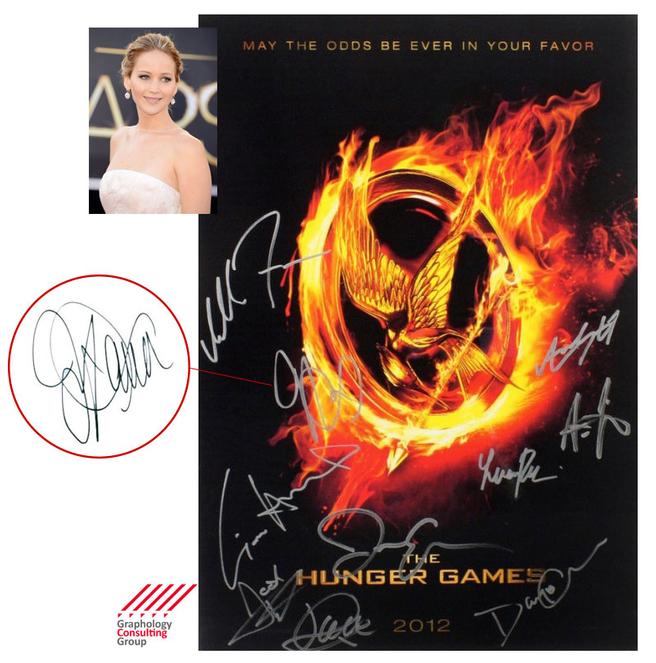 Jennifer Lawrence Signature